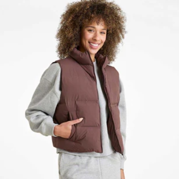 Nuuds Puffer Vest - Coffee L - Picture 1 of 6